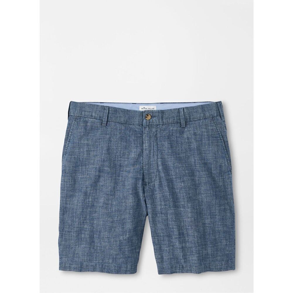 Peter Millar‎ Seaside Chambray Golf Shorts size 42 Blue